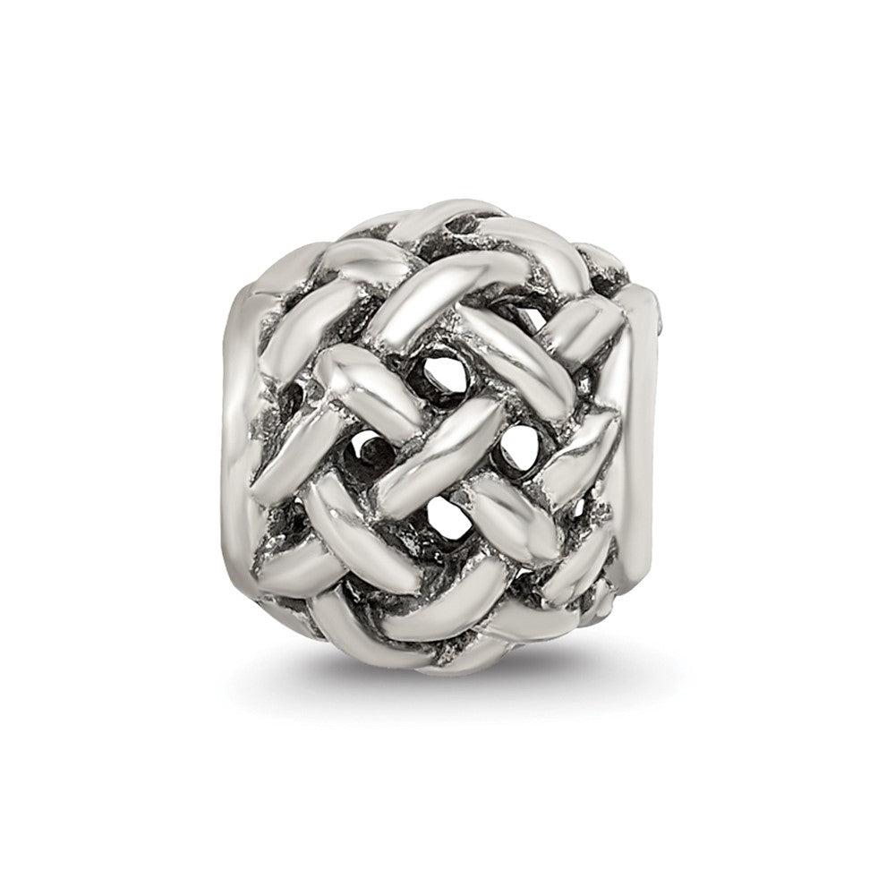 Reflections 925 Sterling Silver Bali Bead 9 x 8 mm