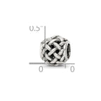 Reflections 925 Sterling Silver Bali Bead 9 x 8 mm