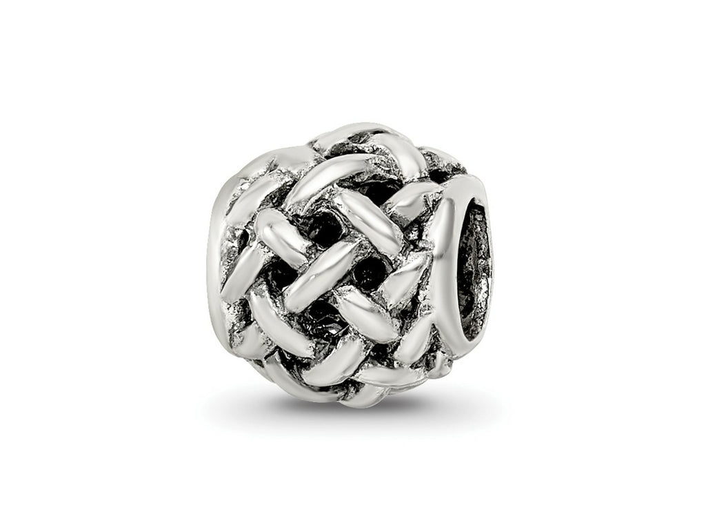 Reflections 925 Sterling Silver Bali Bead 9 x 8 mm
