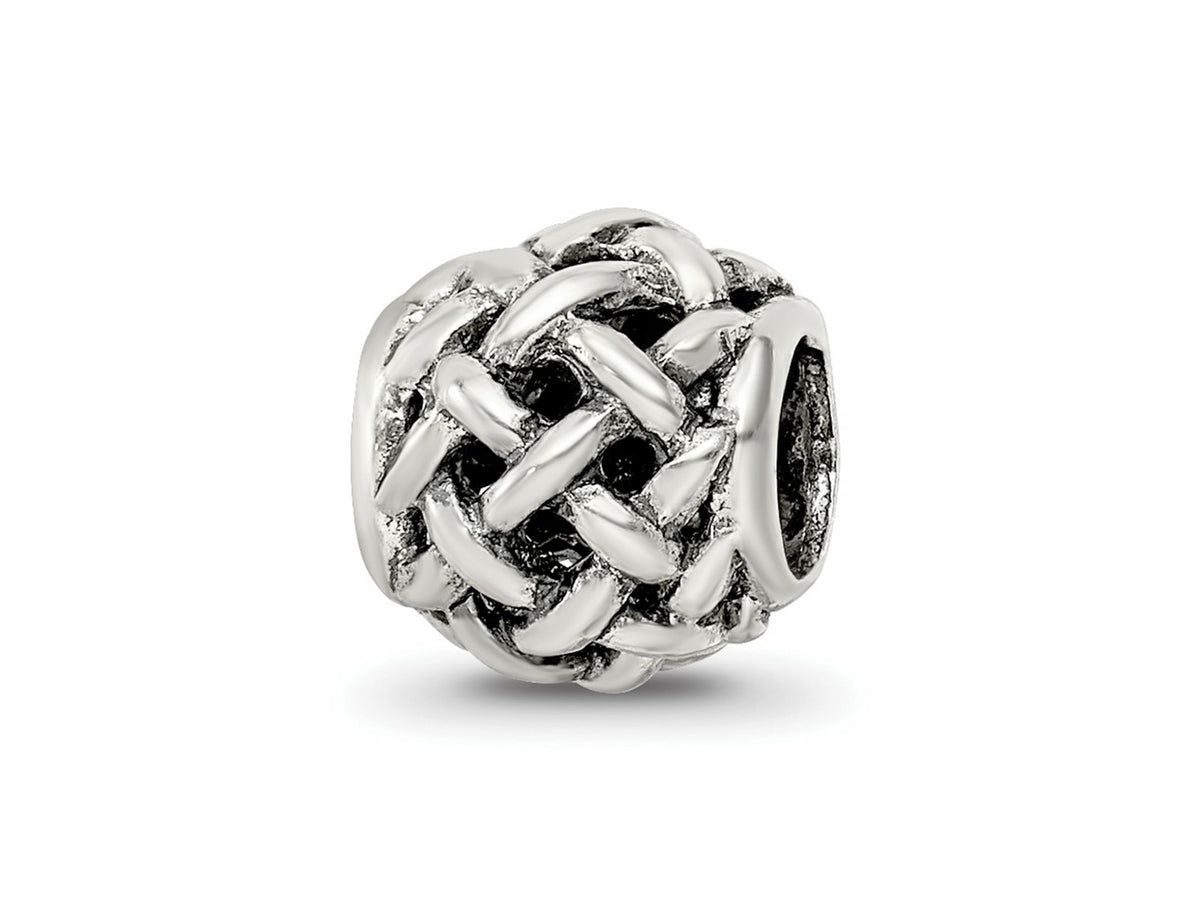 Reflections 925 Sterling Silver Bali Bead 9 x 8 mm