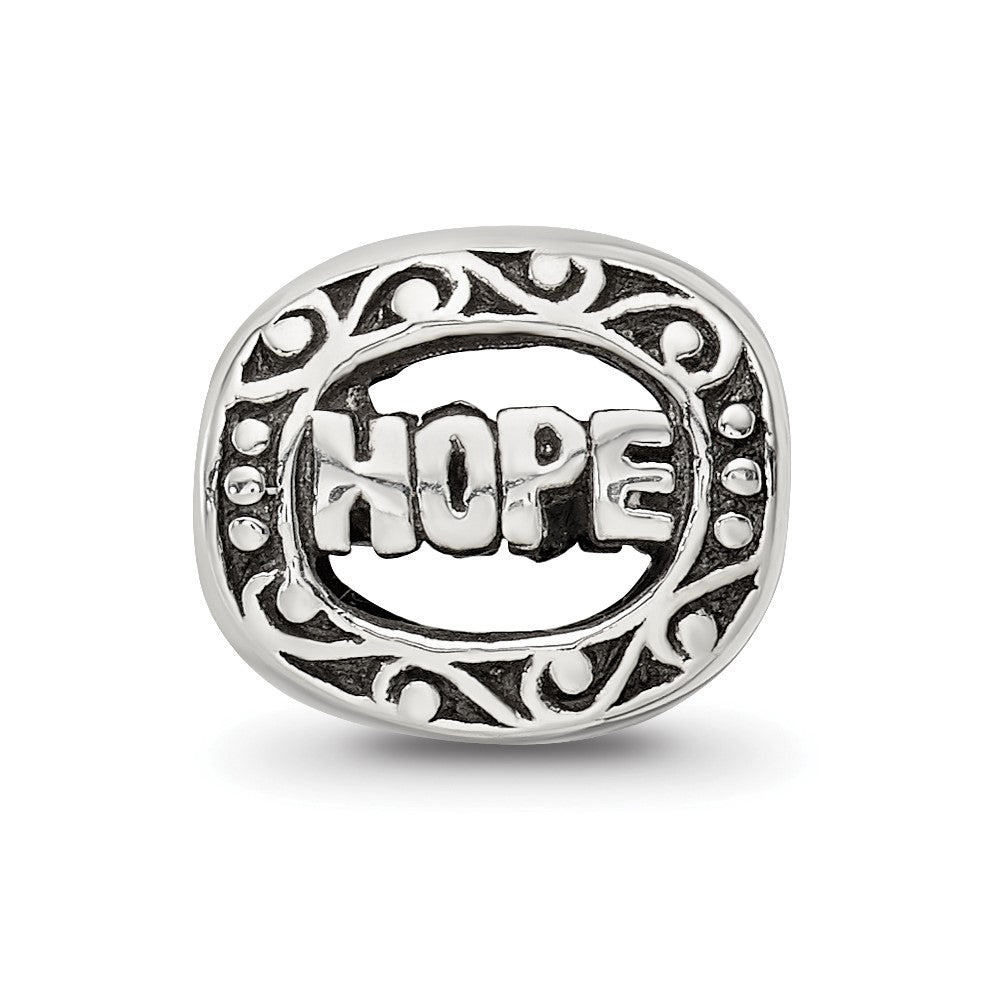 Reflections 925 Sterling Silver Hope Bead 8 x 10 mm