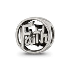 Reflections 925 Sterling Silver Faith Bead 8 x 8 mm