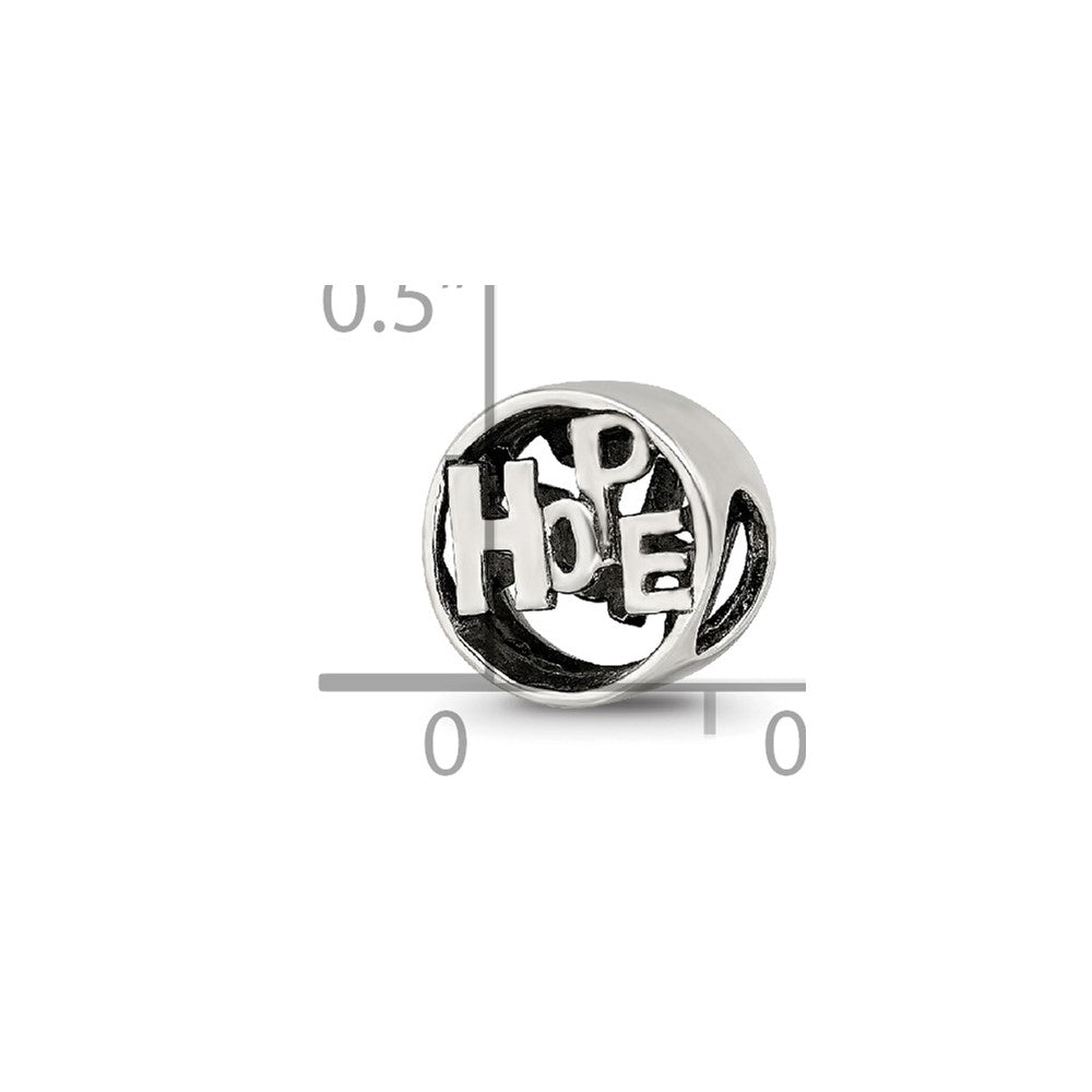 Reflections 925 Sterling Silver Hope Bead 8 x 8 mm