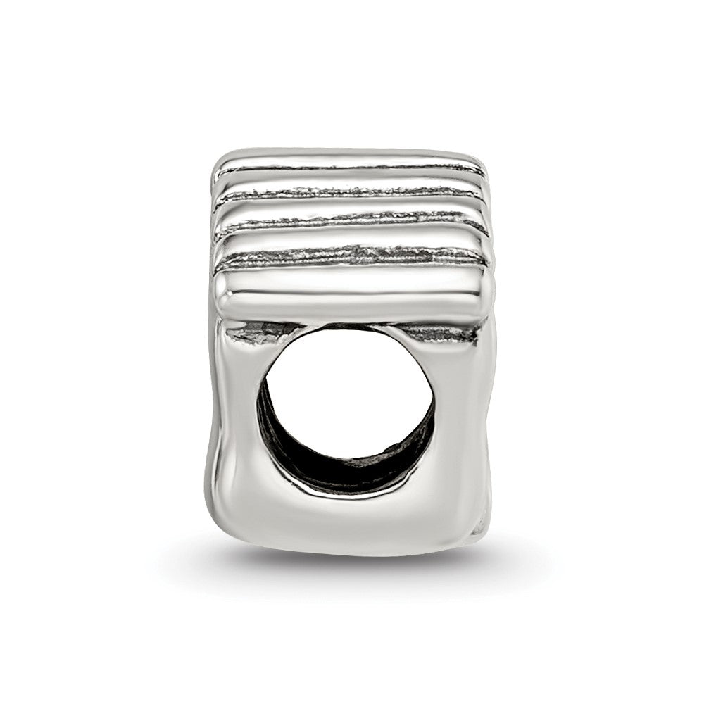 Reflections 925 Sterling Silver Feet Bead 9 x 10 mm