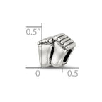 Reflections 925 Sterling Silver Feet Bead 9 x 10 mm
