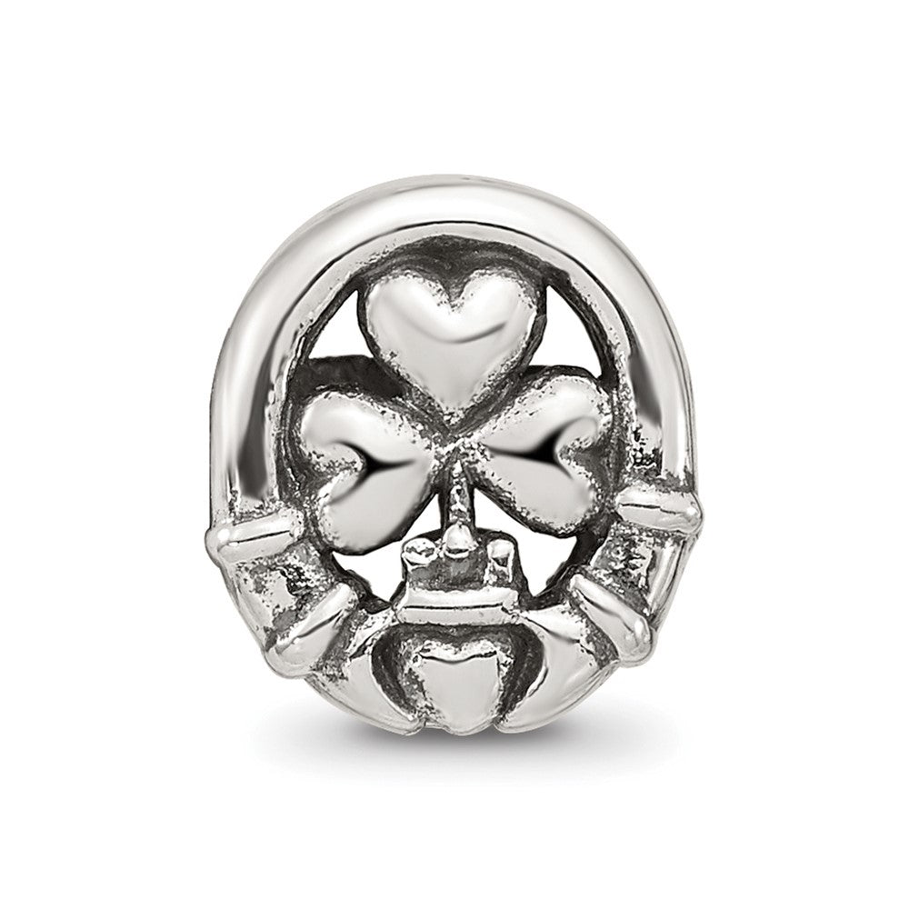 Reflections 925 Sterling Silver Three Leaf Clover Bead 10 x 9 mm