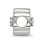 Reflections 925 Sterling Silver Four Leaf Clover with CZ Bead 10 x 10 mm