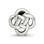 Reflections 925 Sterling Silver Celtic Knot Bead 9 x 9 mm.