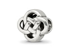Reflections 925 Sterling Silver Celtic Knot Bead 9 x 9 mm.