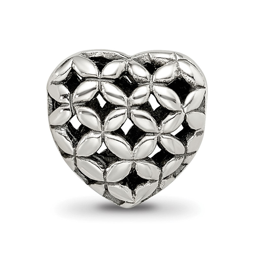 Reflections 925 Sterling Silver Heart Bead 10 x 10 mm