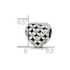 Reflections 925 Sterling Silver Heart Bead 10 x 10 mm