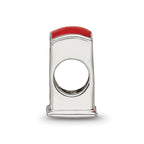 Reflections 925 Sterling Silver Enameled Telephone Booth Bead 10 x 5 mm