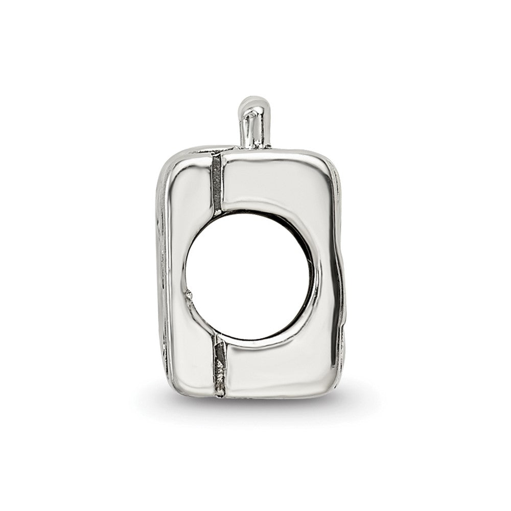 Reflections 925 Sterling Silver Suitcase Bead 10 x 10 mm
