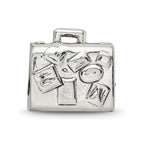 Reflections 925 Sterling Silver Suitcase Bead 10 x 10 mm