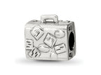 Reflections 925 Sterling Silver Suitcase Bead 10 x 10 mm