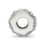Reflections 925 Sterling Silver April Preciosa Crystal Bead 10 x 8 mm