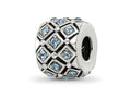 Reflections 925 Sterling Silver December Preciosa Crystal Bead 10 x 8 mm