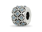 Reflections 925 Sterling Silver December Preciosa Crystal Bead 10 x 8 mm