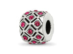 Reflections 925 Sterling Silver July Preciosa Crystal Bead 10 x 8 mm