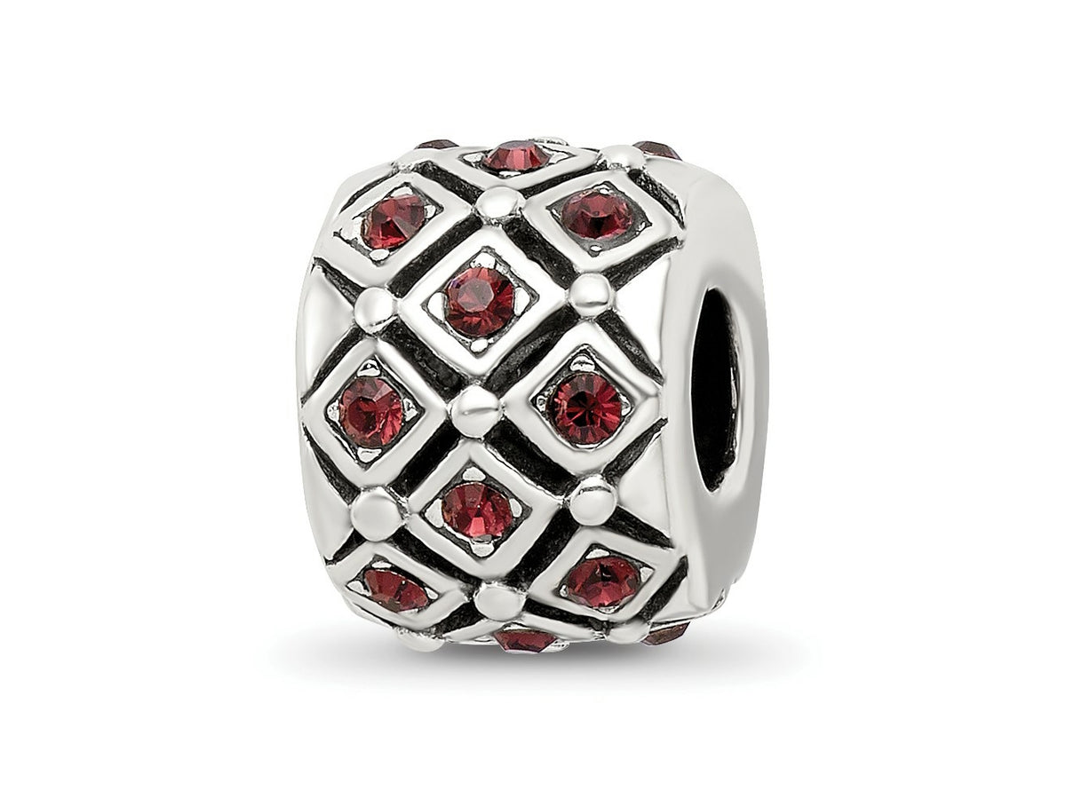 Reflections 925 Sterling Silver June Preciosa Crystal Bead 10 x 8 mm