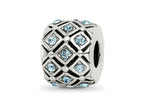 Reflections 925 Sterling Silver March Preciosa Crystal Bead 10 x 8 mm