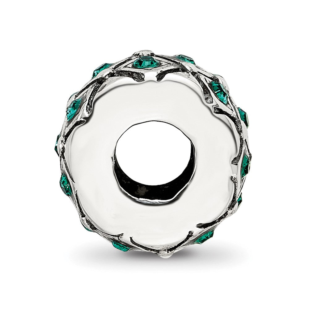 Reflections 925 Sterling Silver May Preciosa Crystal Bead 10 x 8 mm