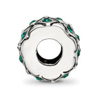 Reflections 925 Sterling Silver May Preciosa Crystal Bead 10 x 8 mm