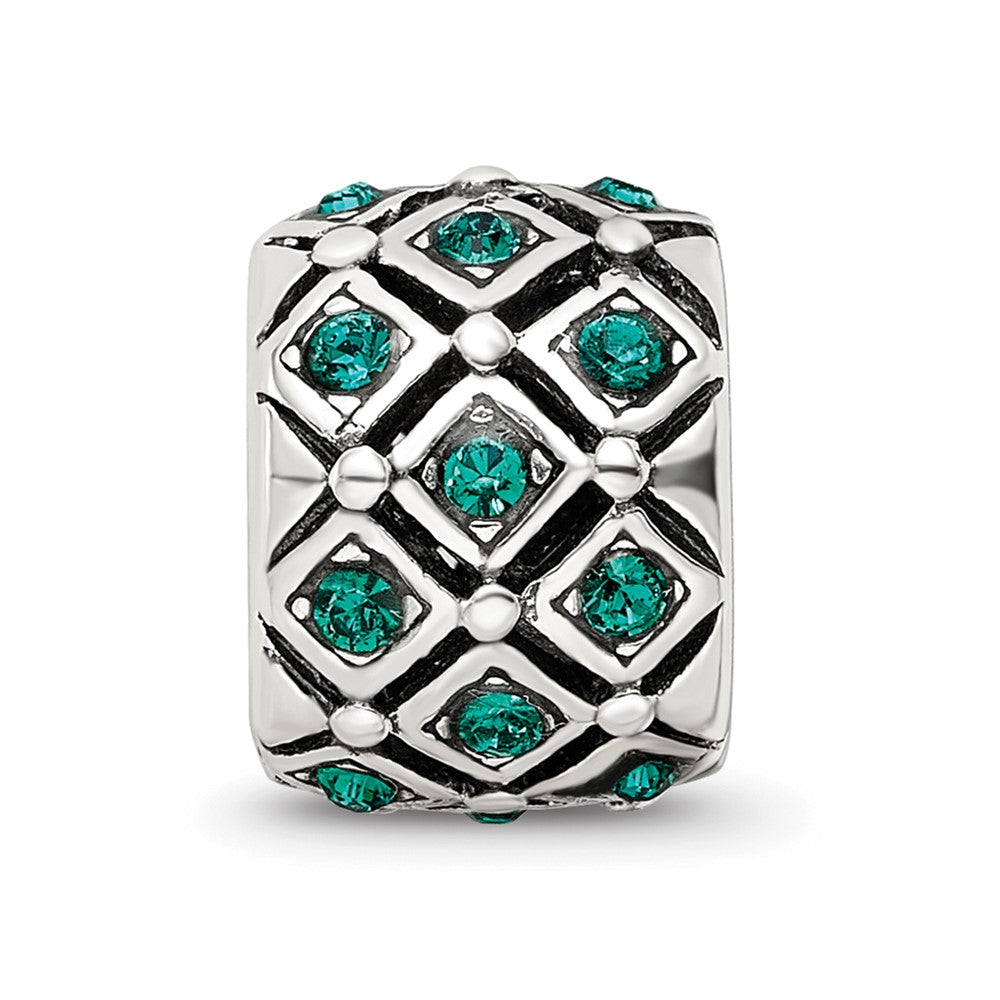 Reflections 925 Sterling Silver May Preciosa Crystal Bead 10 x 8 mm