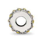Reflections 925 Sterling Silver November Preciosa Crystal Bead 10 x 8 mm