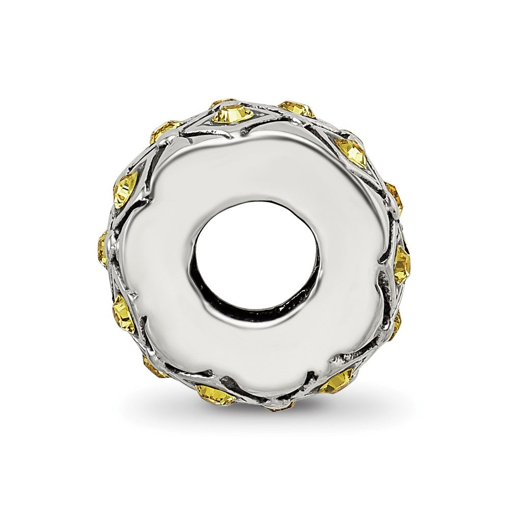 Reflections 925 Sterling Silver November Preciosa Crystal Bead 10 x 8 mm