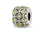 Reflections 925 Sterling Silver November Preciosa Crystal Bead 10 x 8 mm
