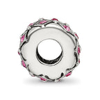 Reflections 925 Sterling Silver October Preciosa Crystal Bead 10 x 8 mm