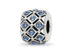 Reflections 925 Sterling Silver September Preciosa Crystal Bead 10 x 8 mm