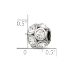 Reflections 925 Sterling Silver April Preciosa Crystal Bead 10 x 9 mm