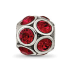 Reflections 925 Sterling Silver July Preciosa Crystal Bead 10 x 9 mm