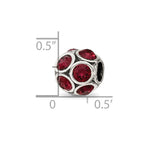 Reflections 925 Sterling Silver June Preciosa Crystal Bead 10 x 9 mm