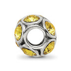 Reflections 925 Sterling Silver November Preciosa Crystal Bead 10 x 9 mm