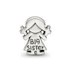 Reflections 925 Sterling Silver Big Sister Bead 9 x 7 mm