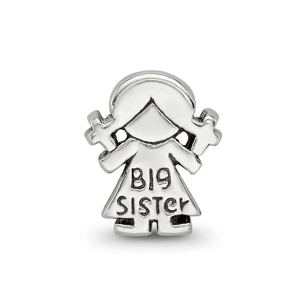 Reflections 925 Sterling Silver Big Sister Bead 9 x 7 mm