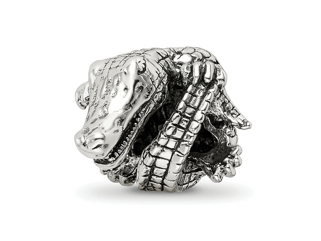 Reflections 925 Sterling Silver Alligator Bead 12 x 11 mm