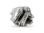 Reflections 925 Sterling Silver Alligator Bead 12 x 11 mm
