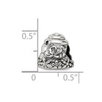 Reflections 925 Sterling Silver Beehive Bead 11 x 10 mm