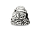 Reflections 925 Sterling Silver Beehive Bead 11 x 10 mm