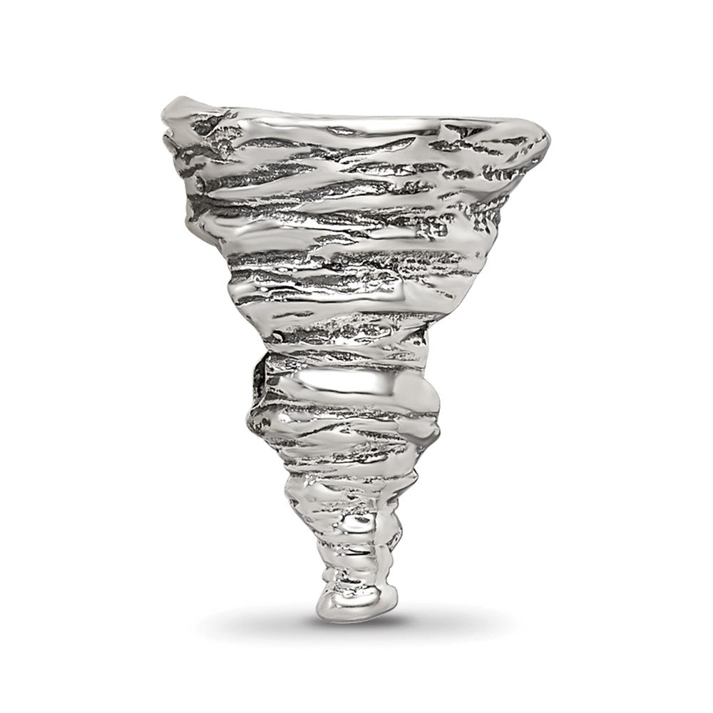 Reflections 925 Sterling Silver Tornado Bead 11 x 8 mm