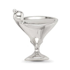 Reflections 925 Sterling Silver Martini Bead 13 x 12 mm