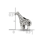 Reflections 925 Sterling Silver Giraffe Bead 13 x 12 mm