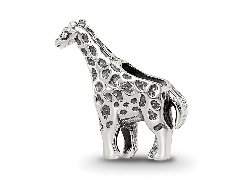 Reflections 925 Sterling Silver Giraffe Bead 13 x 12 mm