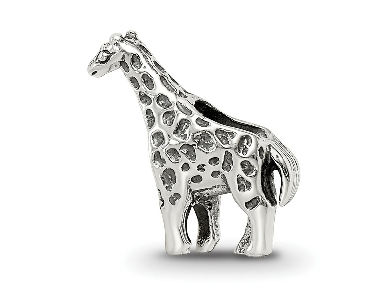 Reflections 925 Sterling Silver Giraffe Bead 13 x 12 mm