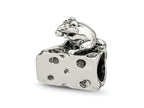Reflections 925 Sterling Silver Mouse on Cheese Bead 11 x 10 mm