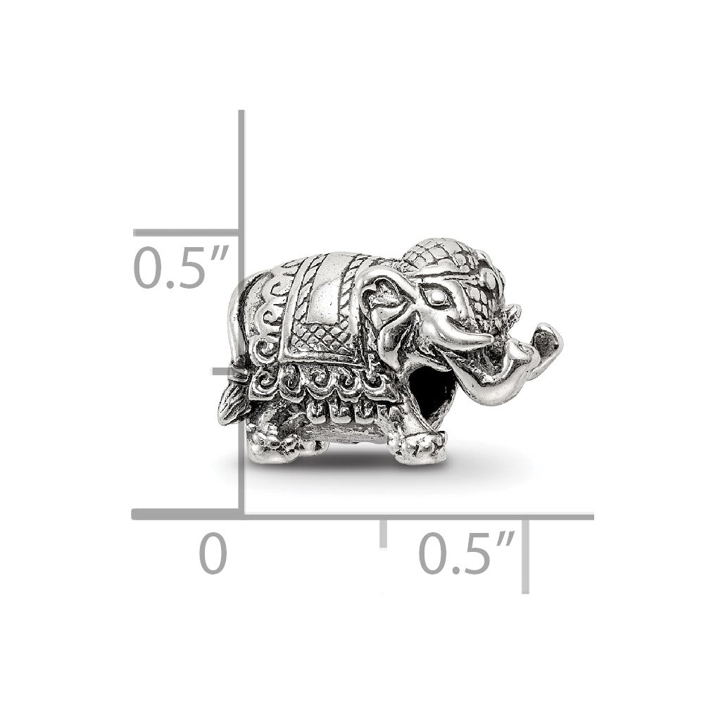 Reflections 925 Sterling Silver Elephant Bead 10 x 16 mm
